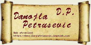 Danojla Petrušević vizit kartica